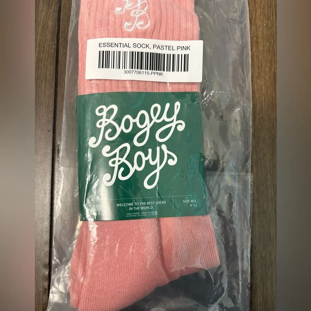 Bogey Boys by Mackelmore Pastel Pink Purple Golf Socks Preppy Retro Colorful